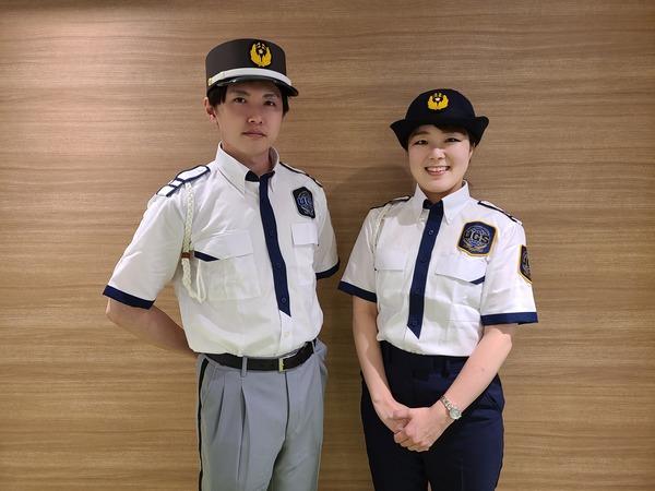 複合ビルの警備スタッフ