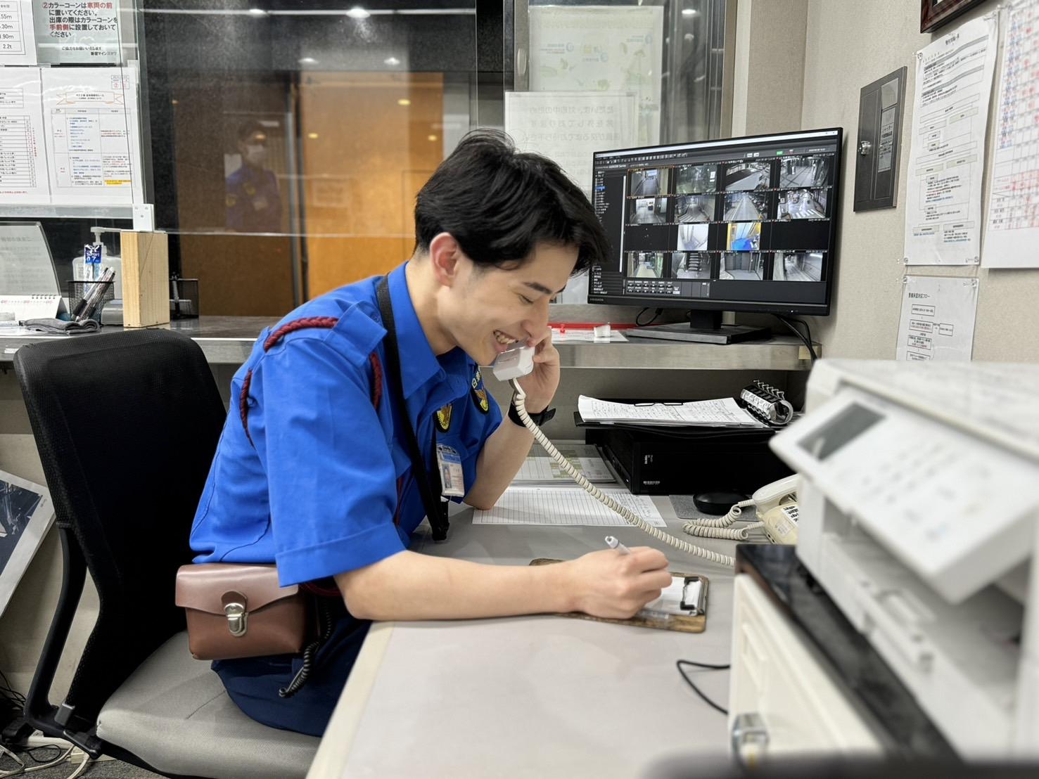 高層ツインタワー複合施設での施設警備（築地）