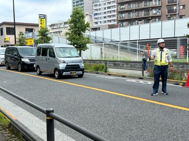 調布市を中心とした交通誘導警備員